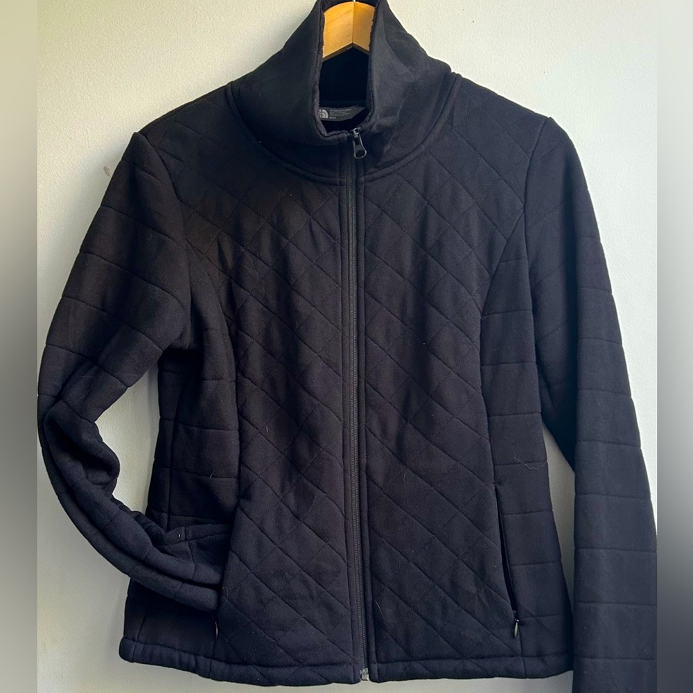 THE NORTH FACE women’s medium fleece lined quilted zip jacket